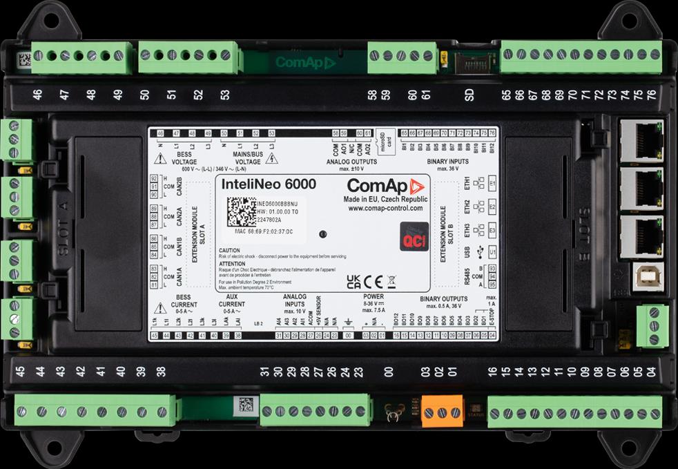 ComAp InteliNeo 6000 hibrid mikrohálózati vezérlő (EMS)
